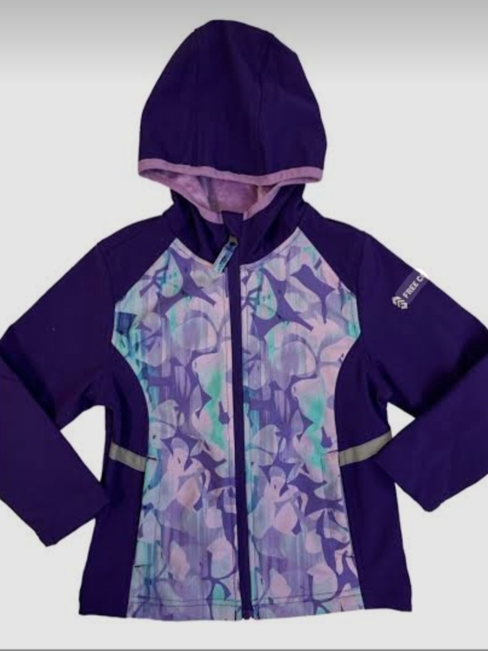 FREE COUNTRY 🌲 Girl's Butterpile Lined Water Resistant Softshell Jacket 💜